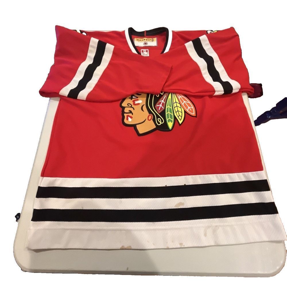 Vintage 2000s Chicago Blackhawks NHL KOHO Home‎ Red Jersey Mens XL - Picture 4 of 9